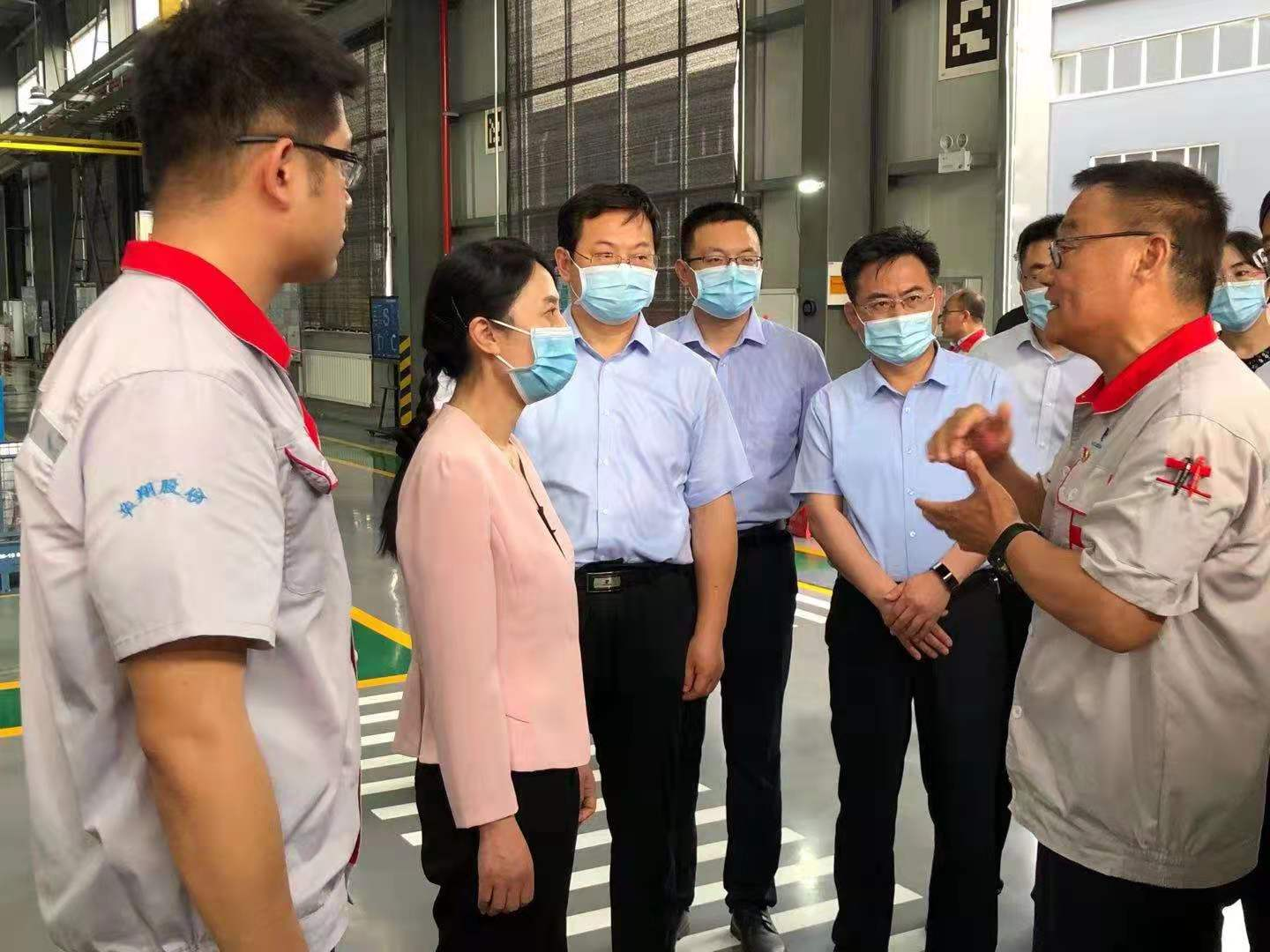 省委常委、組織部部長陳安麗蒞臨我司調(diào)研企業(yè)黨建及運行情況