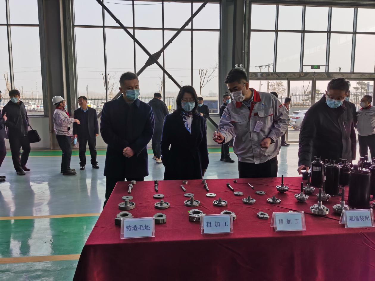 臨汾市委常委、洪洞縣委書(shū)記張潞萍一行蒞臨我司調(diào)研指導(dǎo)工作